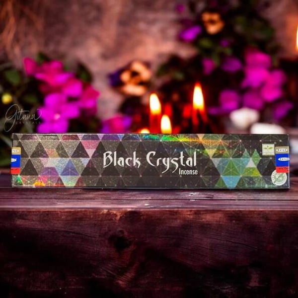 Satya Black Crystal Incense Sticks