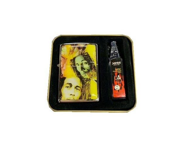 Zippo Style Lighter Set - Bob Marley G