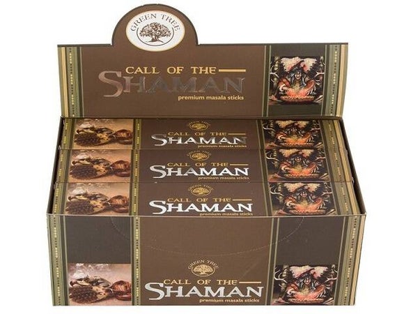 Incense: Green Tree Call Of The Shaman 15gm