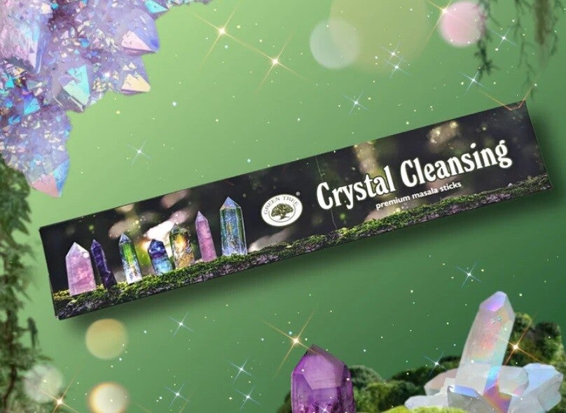 Green Tree Crystal Cleansing Incense Sticks