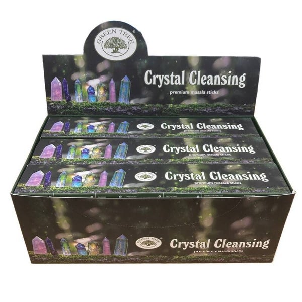 Incense: Green Tree Crystal Cleansing 15gm