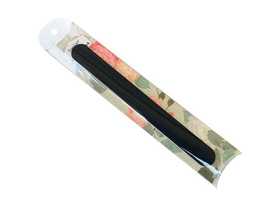 Nail File Straight Black - CS0789
