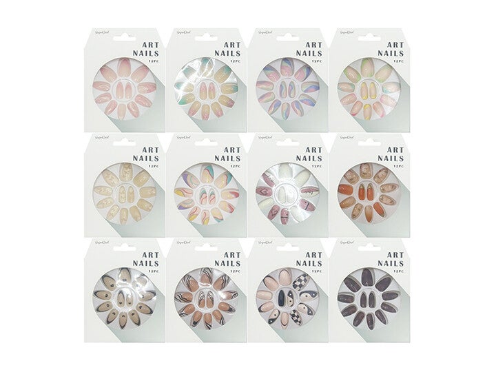 Fake Nails Glitter - CS0859