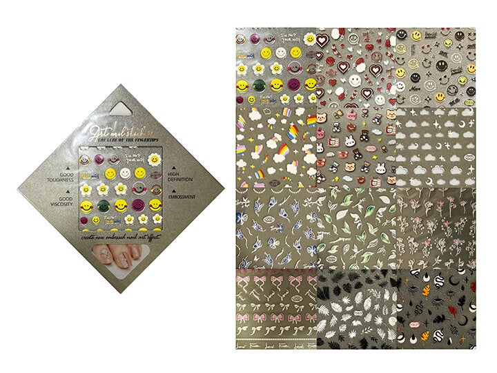 Art Nail Stickers 3D - CS0963