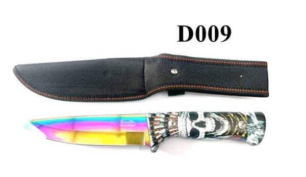 Hunting Knife Skull - D009