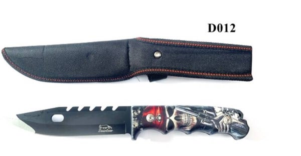 Hunting Knife Skull - D012