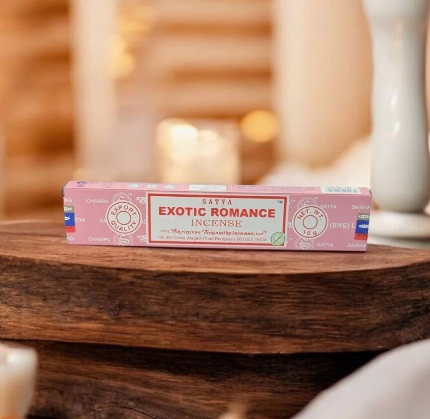 Satya Exotic Romance Incense Sticks