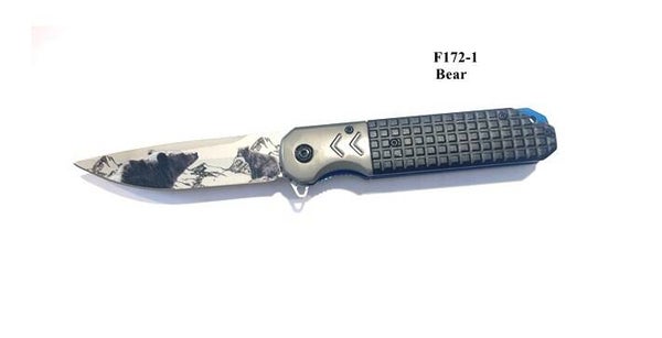 Pocket Knife - Browning - Bear Design (On Blade) - F172-1