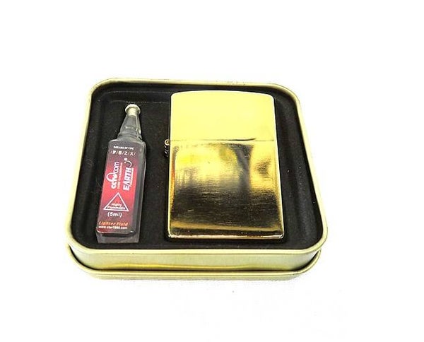 Zippo Style Lighter Set - Gold D09-101Q