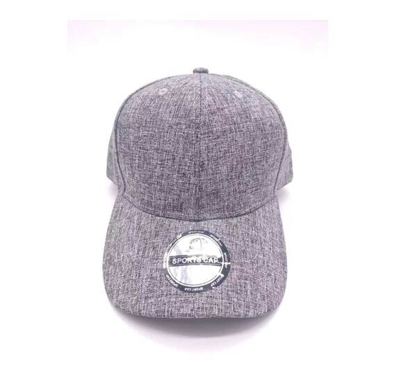 Baseball Cap Plain Grey - 1875C