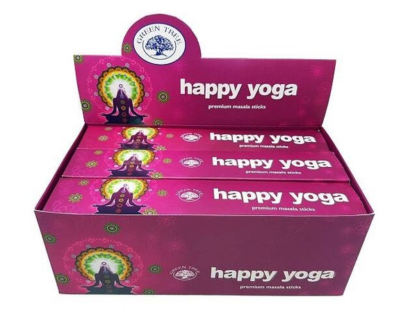 Incense: Green Tree Happy Yoga 15gm