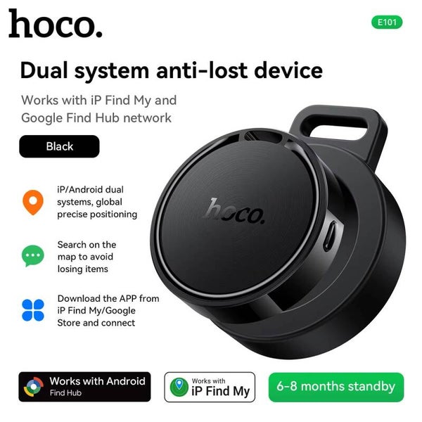 Hoco E101 Universal Smart Tracker Tag - Android and Apple iOS