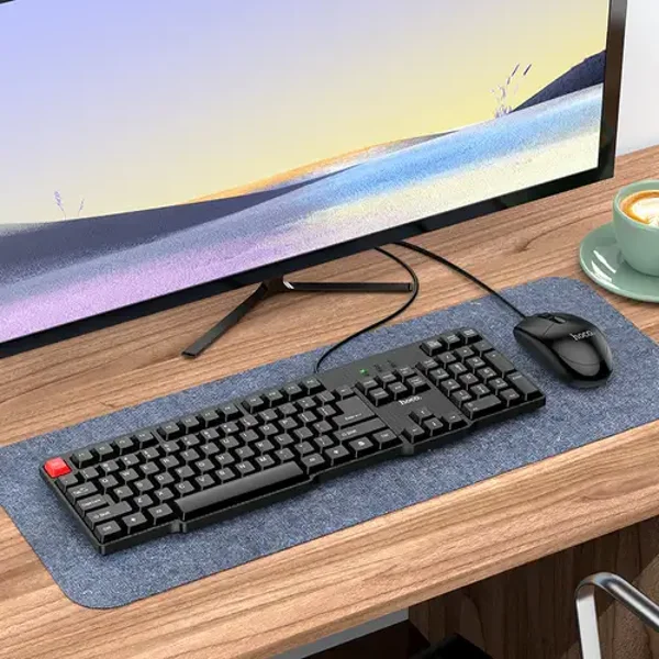 Hoco GM16 - USB Wired Business Keyboard and Mouse Set