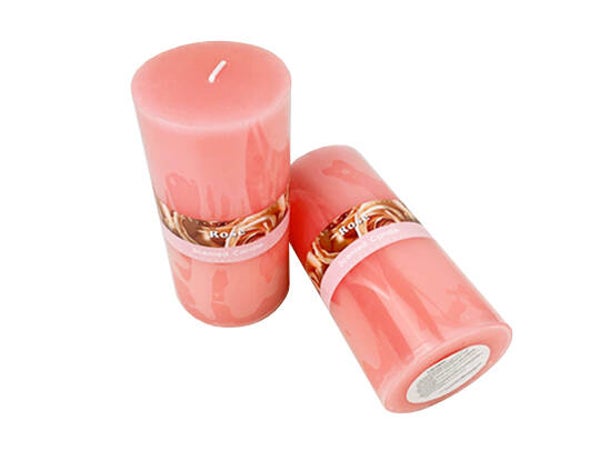 Rose Light Pink) Scented Candle