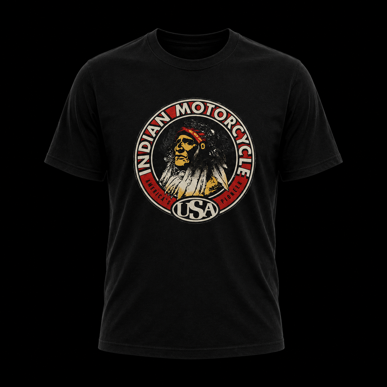 T-Shirt - Indian Motorcycle America's Pioneer
