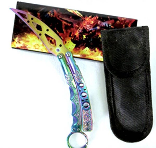 Butterfly Knife Trainer Curved Handle - K13