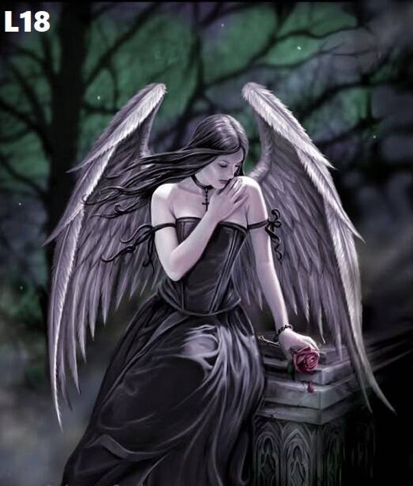 Tin Sign 40x30 L18 - Anne Stokes Lost Soul