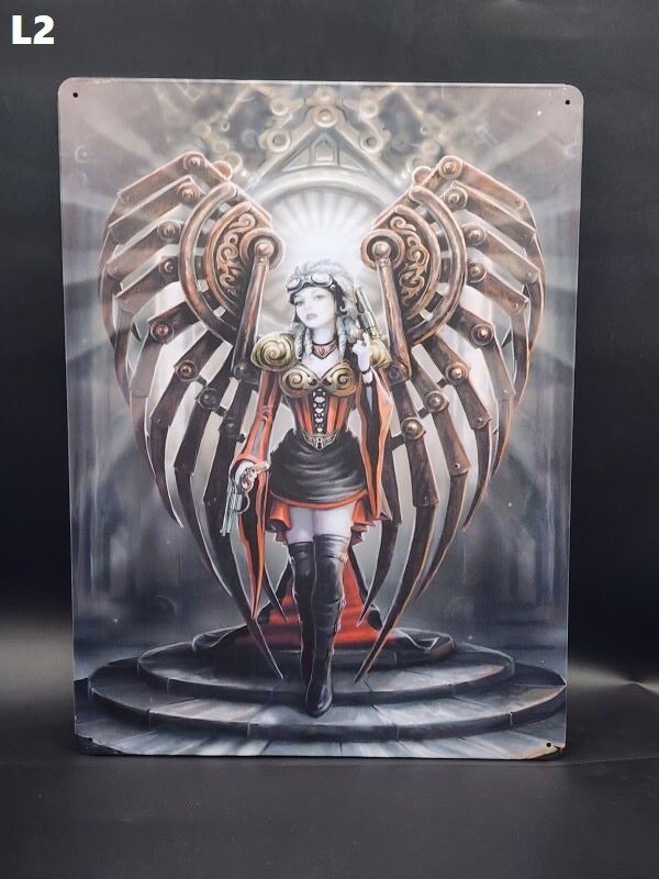 Tin Sign 40x30 - L2 Anne Stokes The Avenger