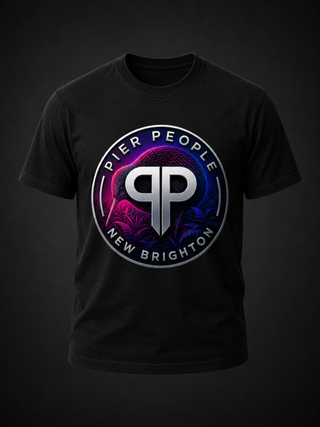 T-Shirt Regular 140gsm - Pier People Kiwi