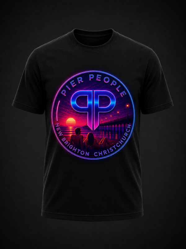 T-Shirt Men's Heavy 220gsm - Pier People New Brighton