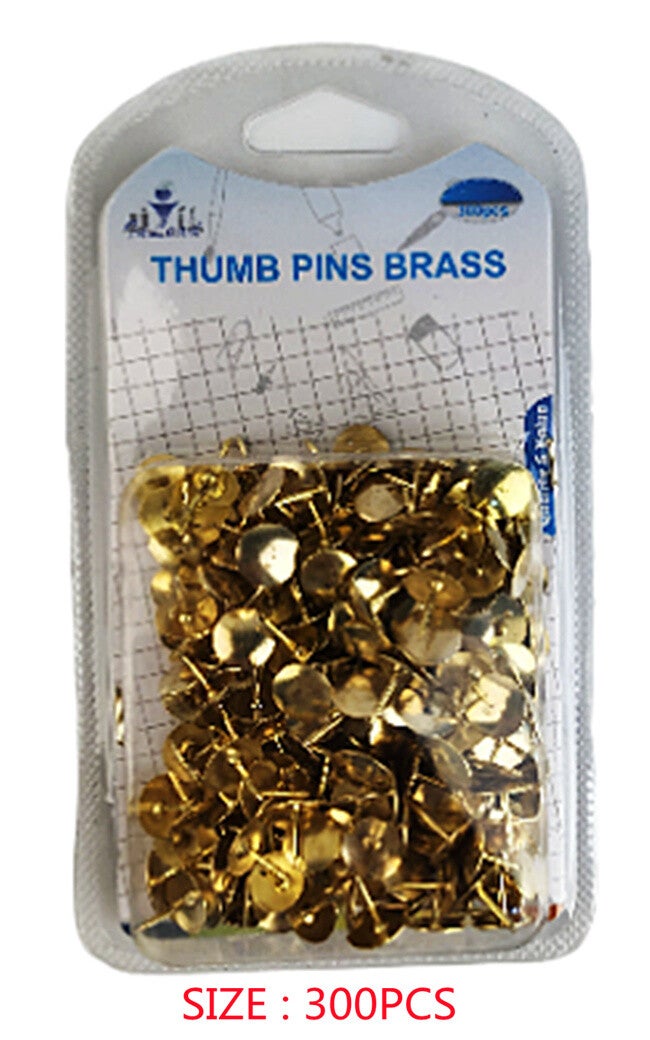 Thumb Pins Brass 300pcs - SA03093