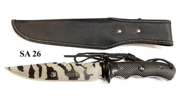Hunting Hunting Knife W/Compass and Camo Blade - SA26
