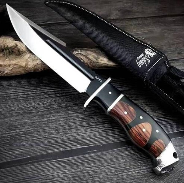 Hunting Knife Columbia Wooden Handle - SA85
