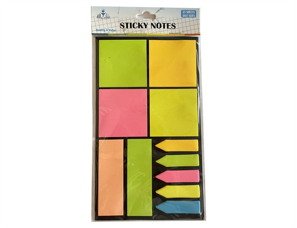 Sticky Notes 25 Sheets Assorted - SP04357