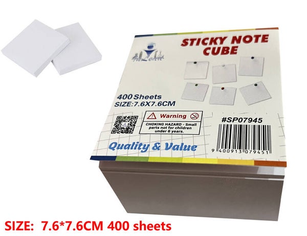 Sticky Note Cube 400 Sheets - SP07945