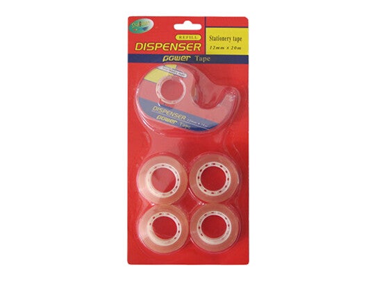 Refill Dispenser Stationary Tape 12mm x 20mm x5 Rolls - ST0016