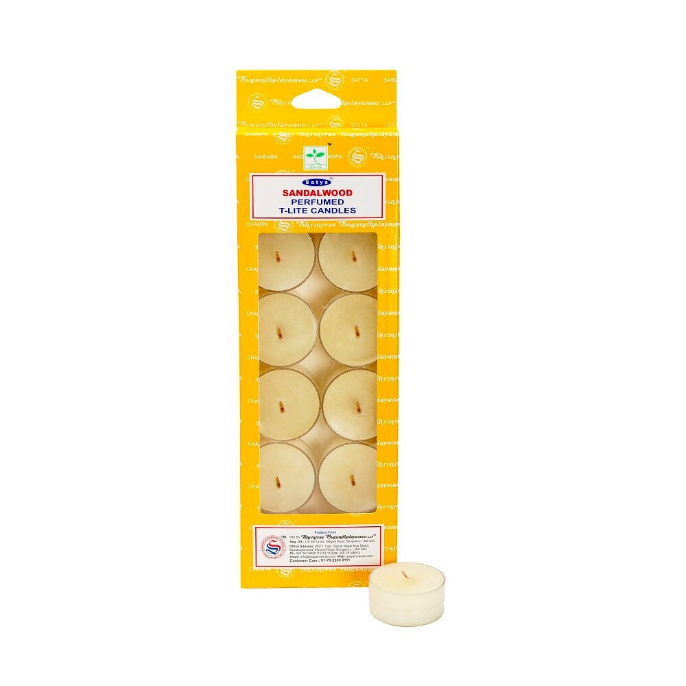 Satya Sandalwood Tealight Candles