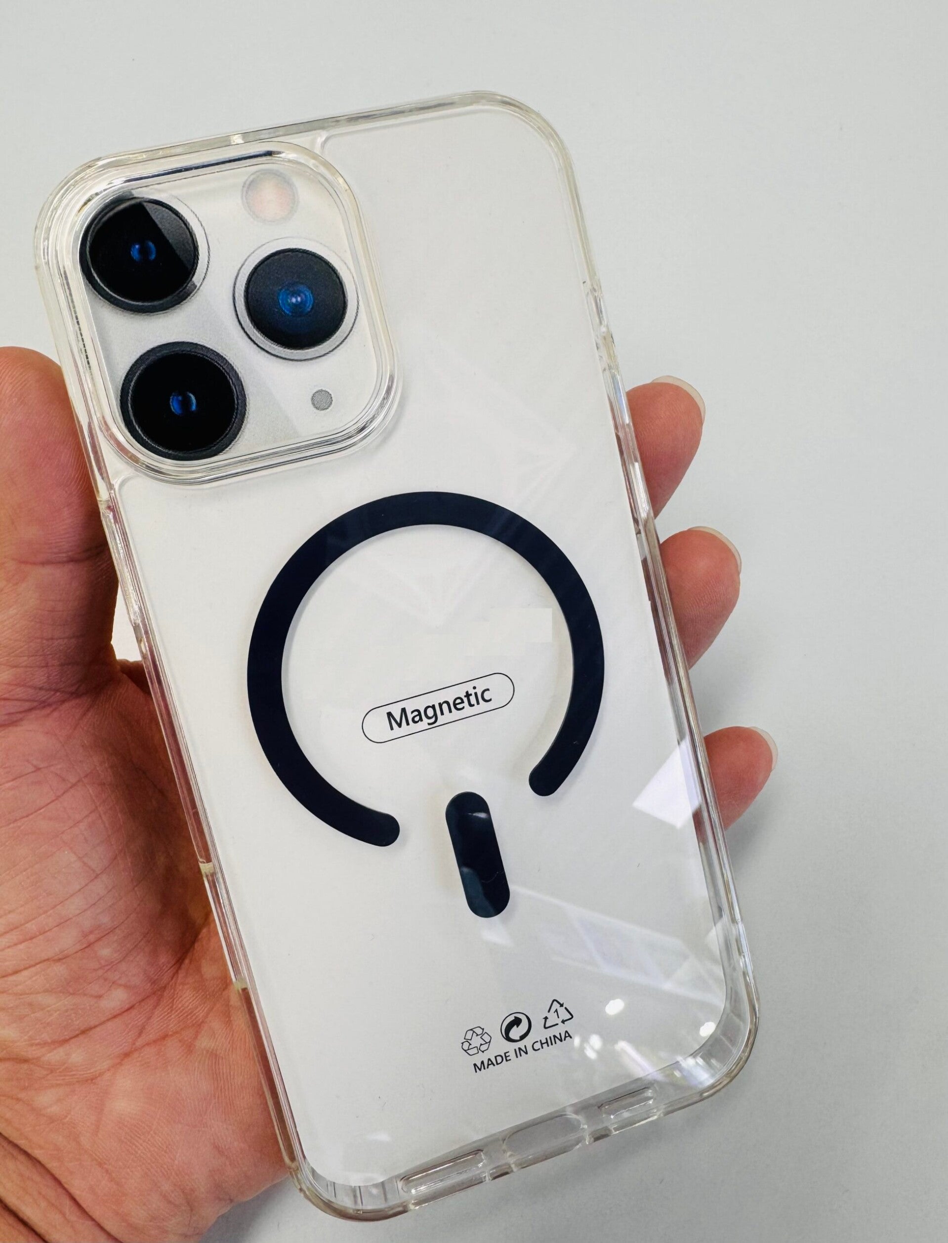 iPhone 17 Pro Max Trusmi Clear Case W/Magsafe - Black Ring