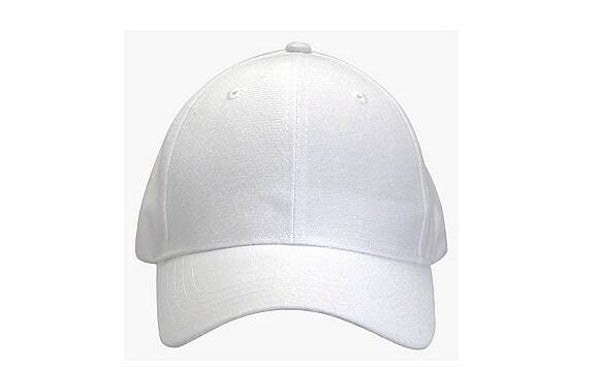 Baseball Cap Plain White - 1829M