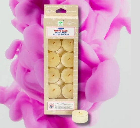 Satya White Sage Tealight Candles