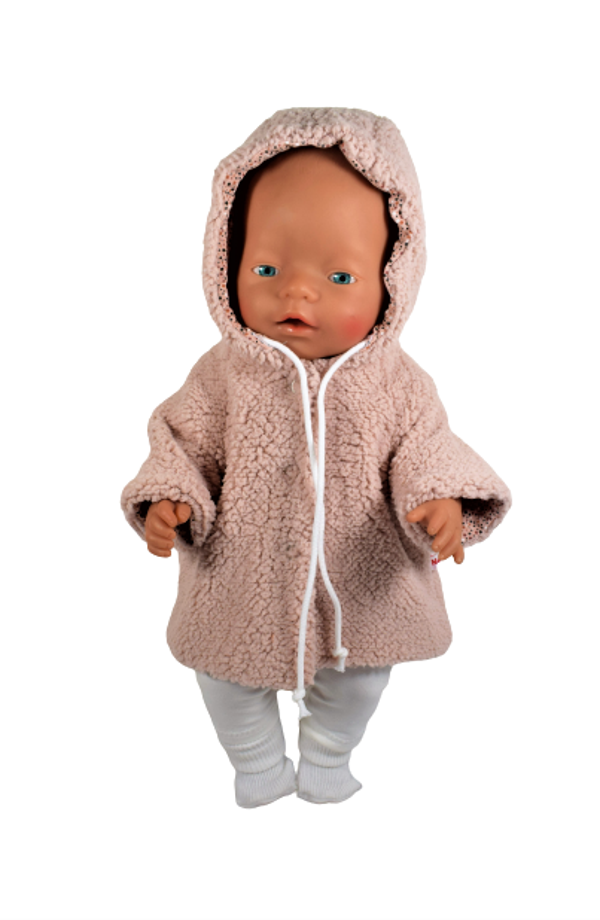 431132 Omkeerbaar jasje,  dusty pink