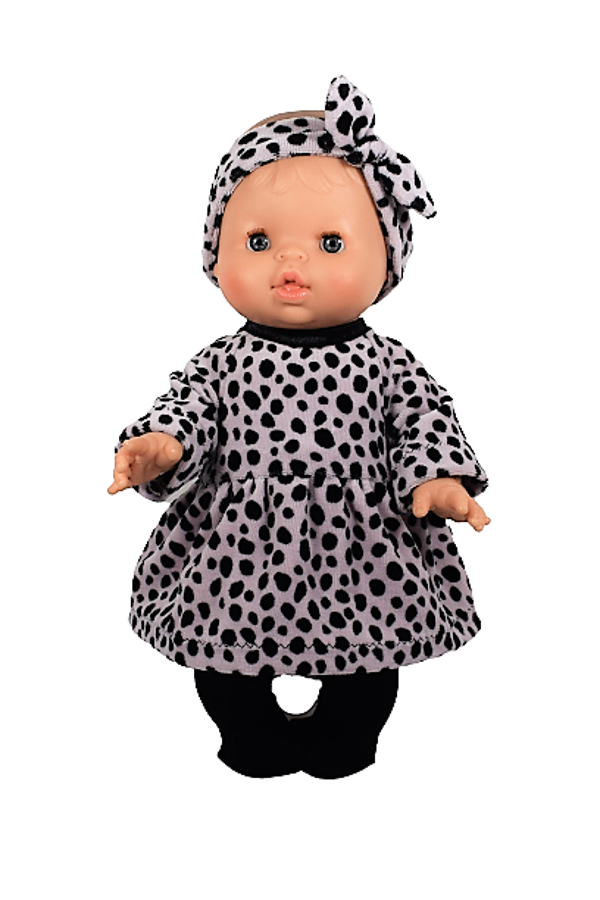 32518 Jurkje, hoofdband en maillot cheetah dots
