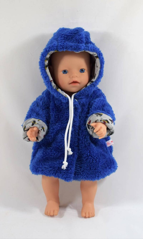 32304 Jasje fluffy kobaltblauw