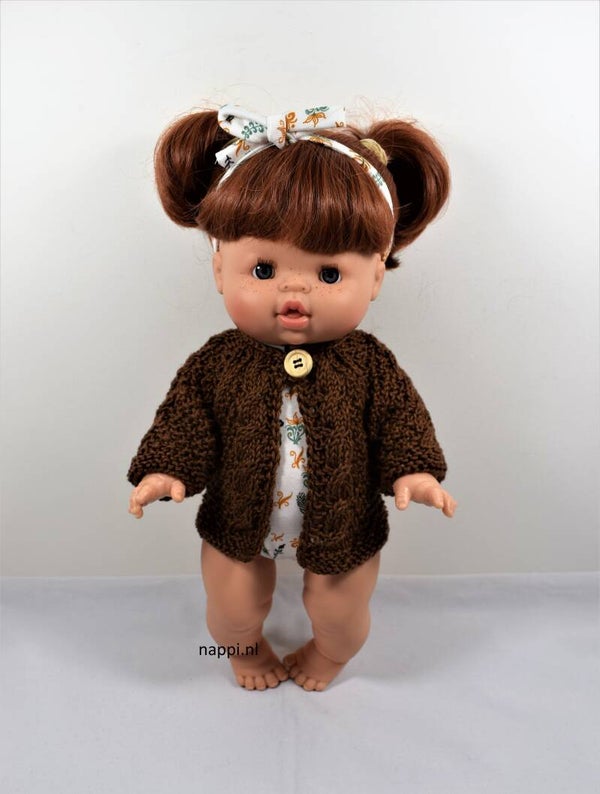 32415 Vestje chocoladebruin