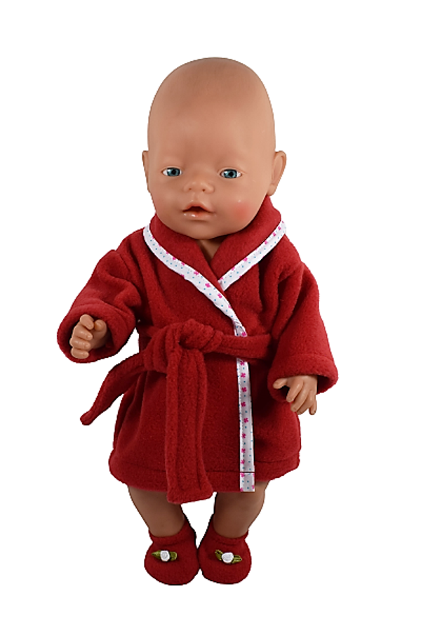 431061 Badjas en slofjes fleece
