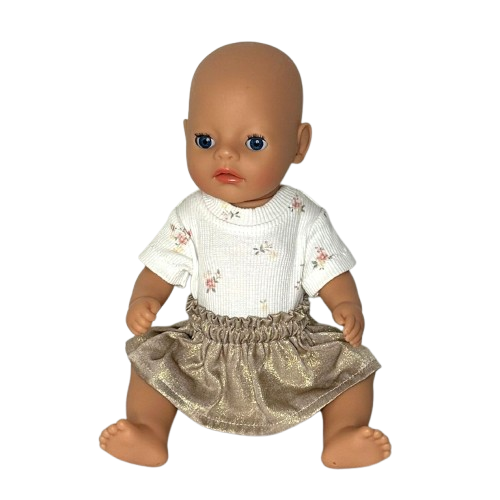 32681 Romper en glitterrokje Jennah