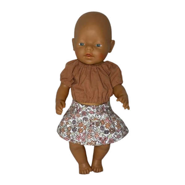 431420 Crop top en rokje Tilda