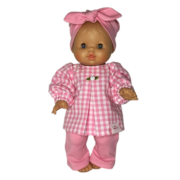 32693 Top, flared broekje en turban Freya