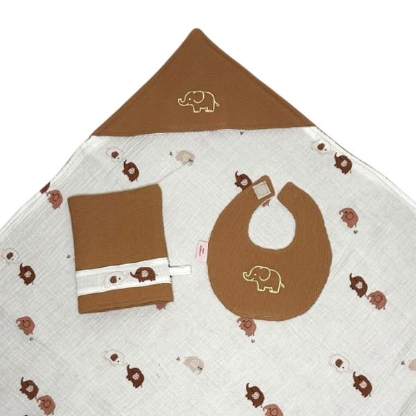 431435 Omslagdoek, washandje en slab Coco