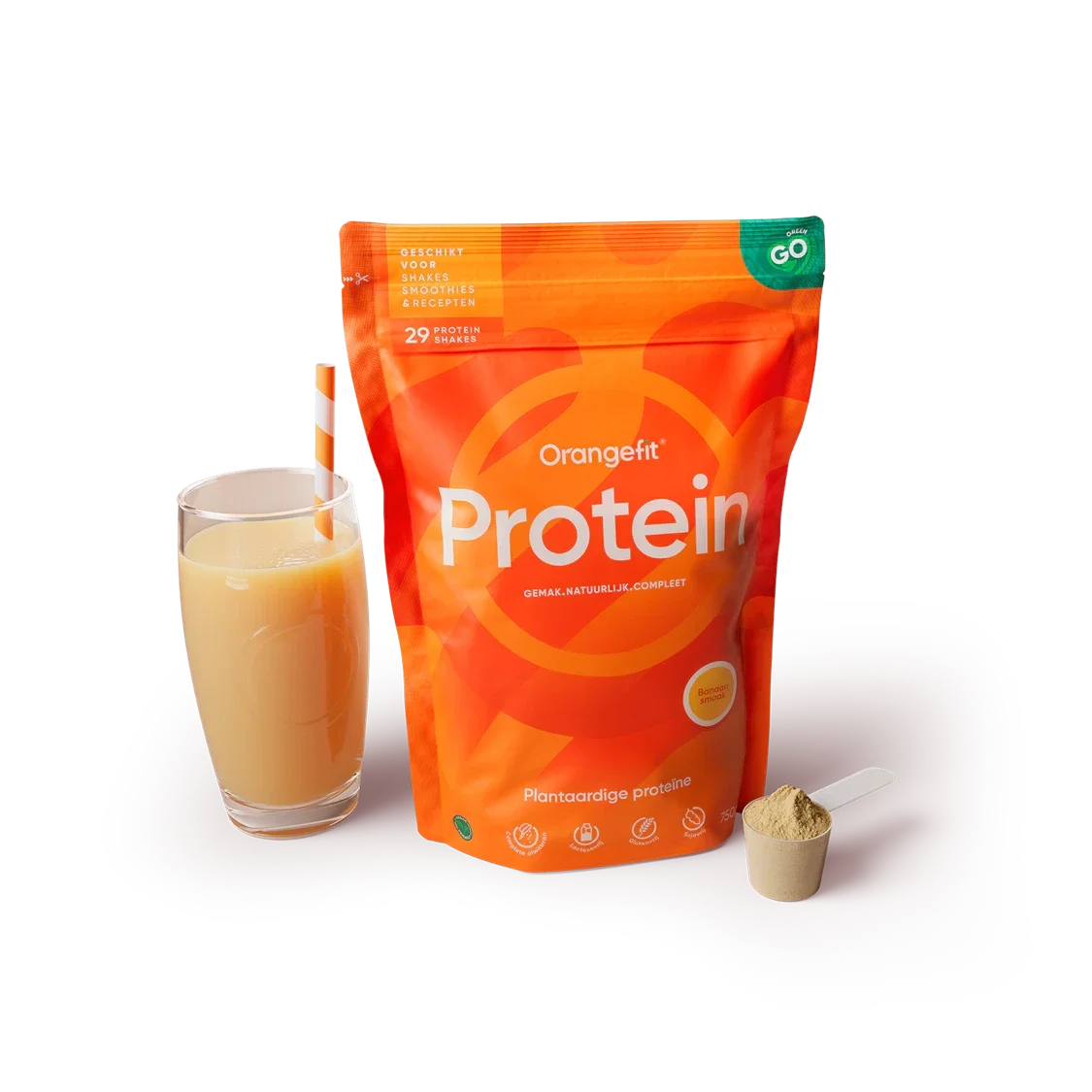 Orangefit protein banaan