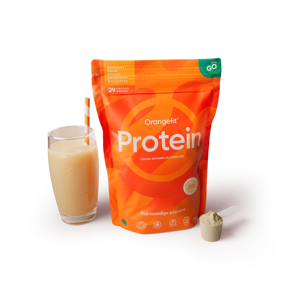 Orangefit protein vanille