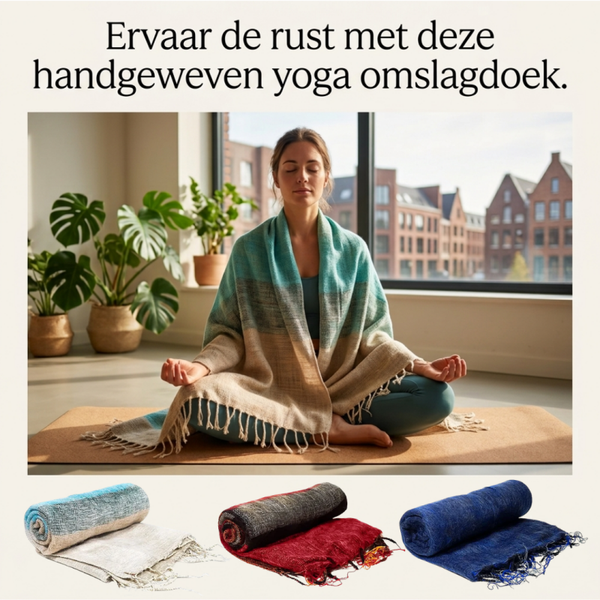 Meditatie omslagdoek diverse kleuren en maten vanaf