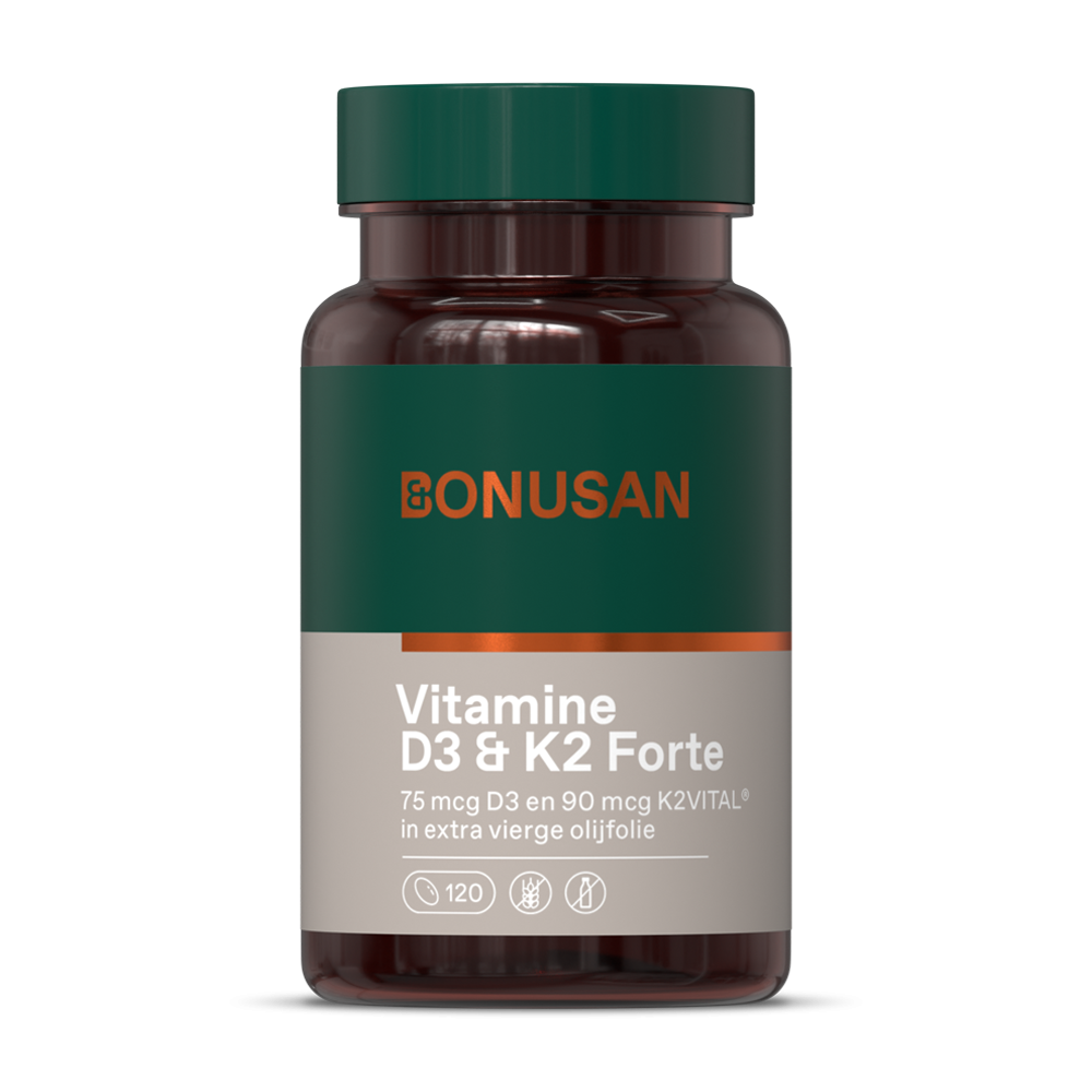Bonusan Vitamine D3 & K2 Forte 120 softgels