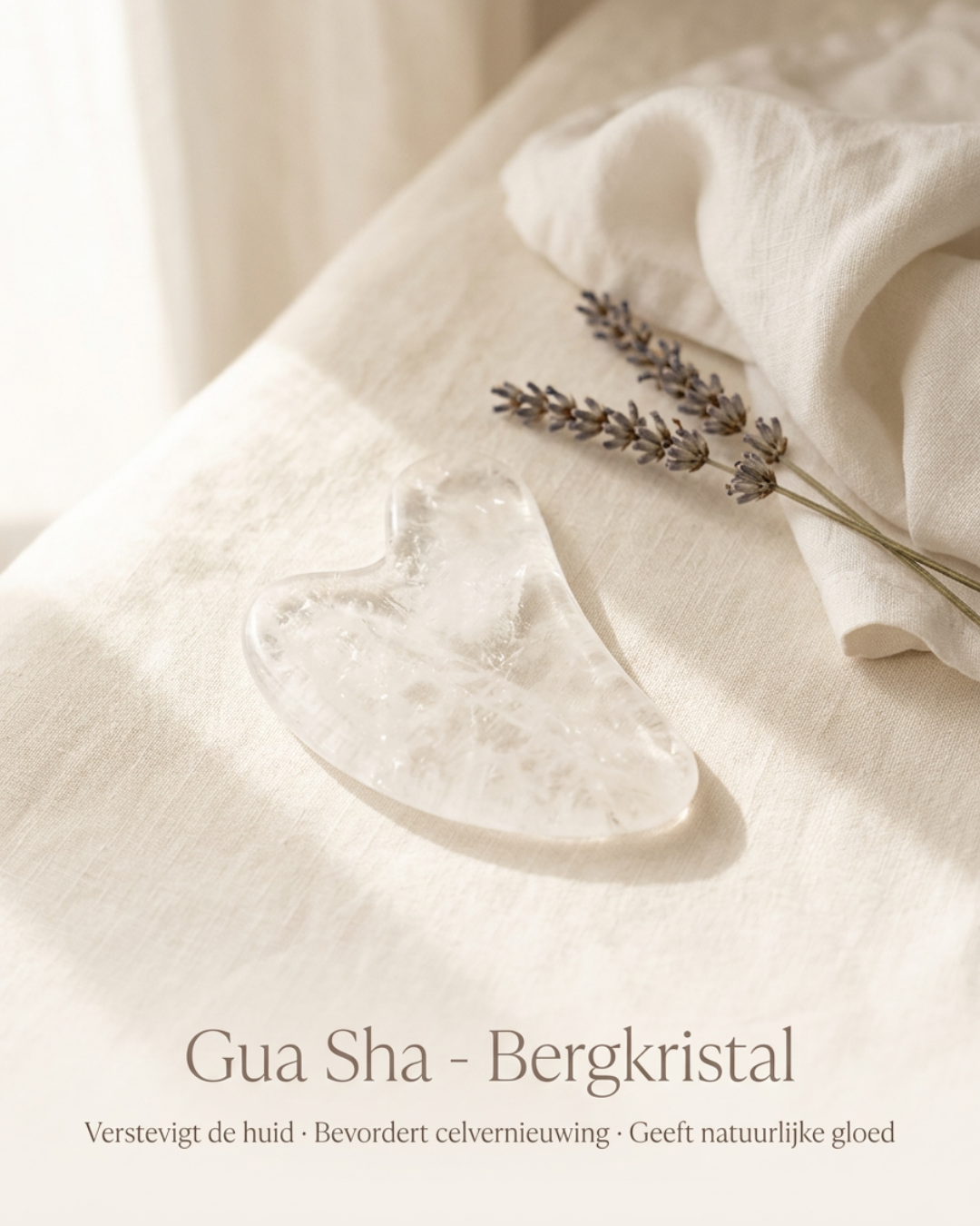 Gua sha massagehulp bergkristal