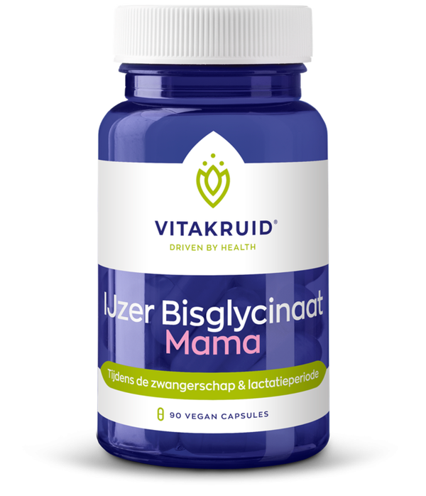 Vitakruid ijzer Bisglycinaat Mama 90 capsules