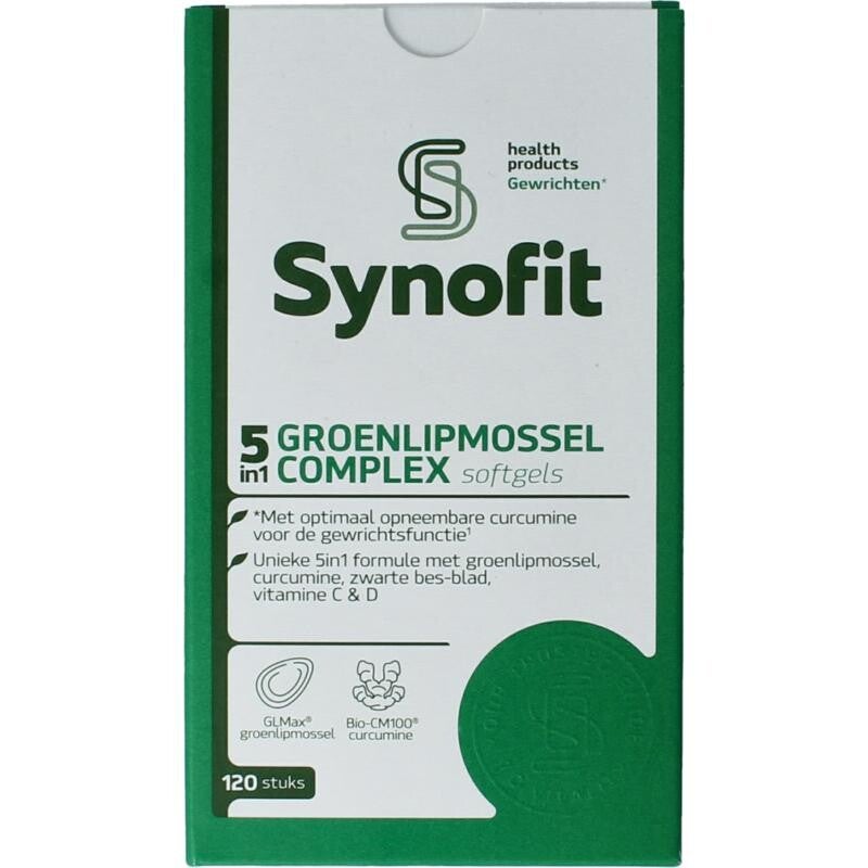 Synofit 5in1 Groenlipmossel complex 120 softgels